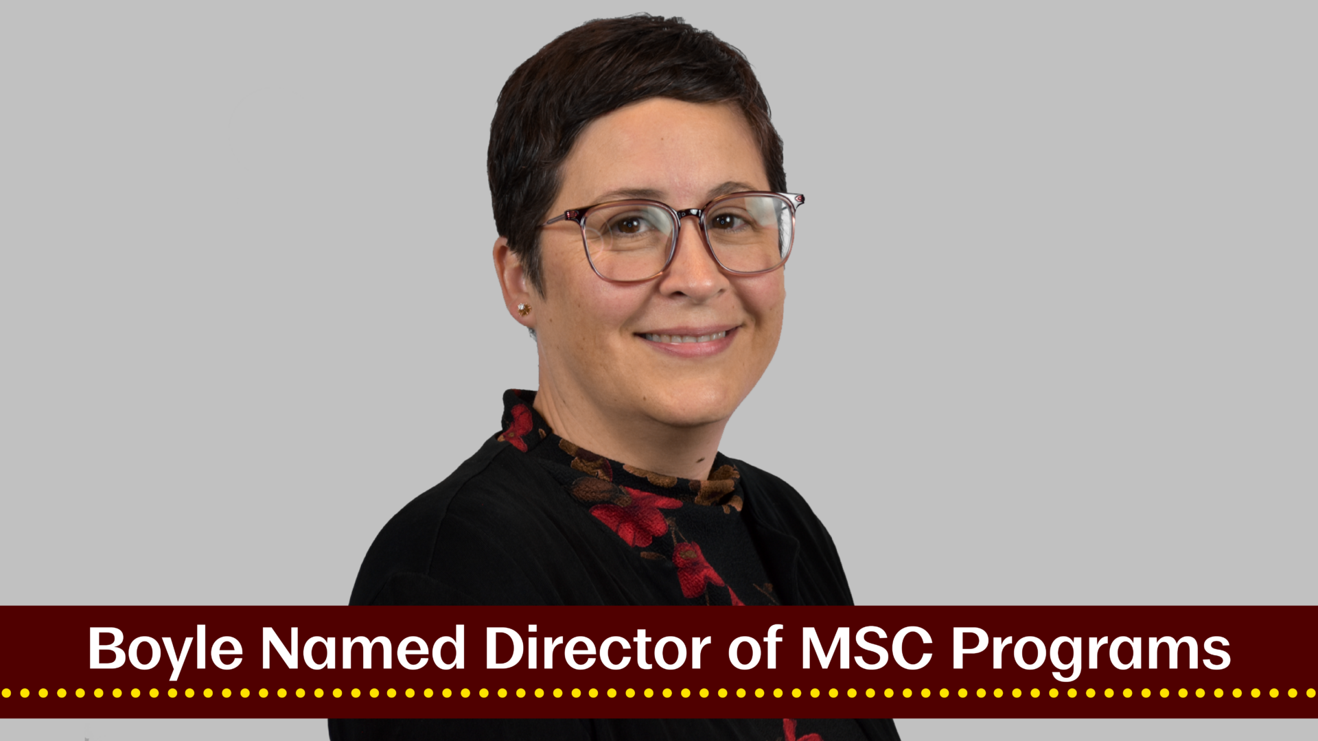 Jennifer Boyle Named Director of MSC Program